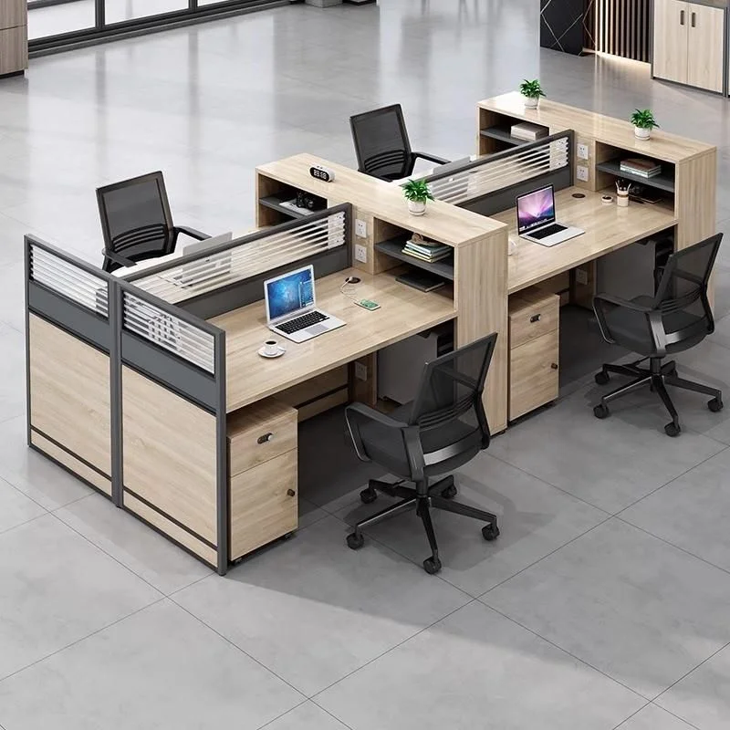 Foto Meja kerja terbaru meja kantor modern meja staf minimalis