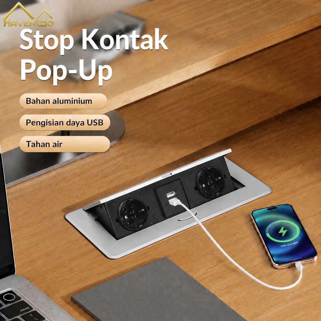 Foto Kontak Tanam Meja Pop Up
