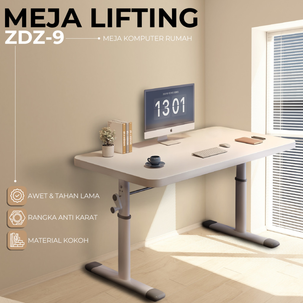 Foto Adjustable Desk – Meja Kerja & Belajar Minimalis