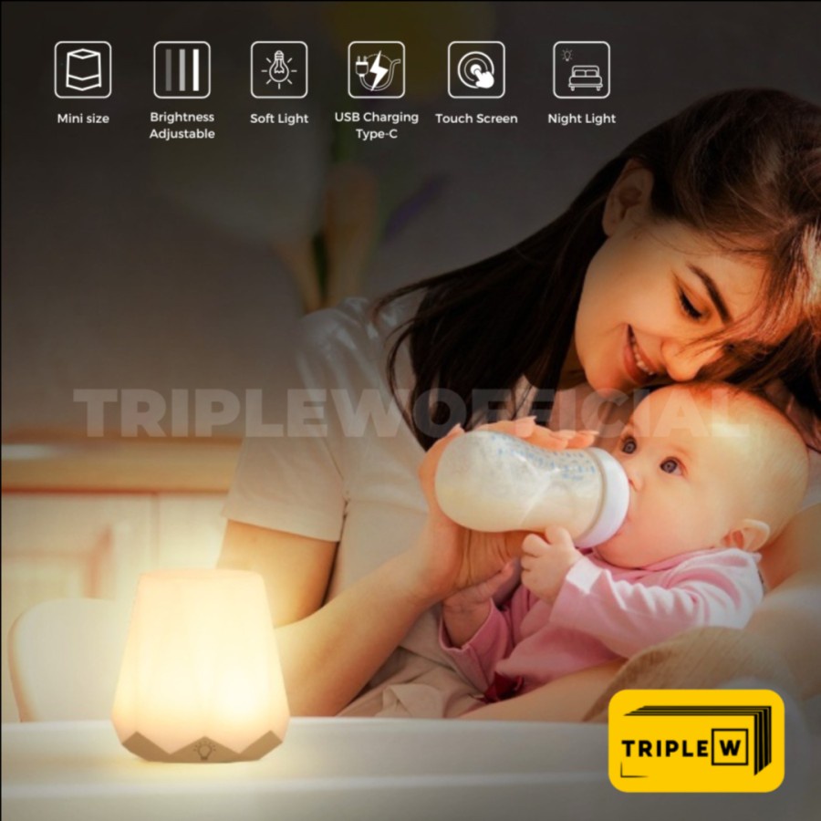 Foto Tanpa Merek W Desk Mini Lamp Bedsite LED Portable Lampu